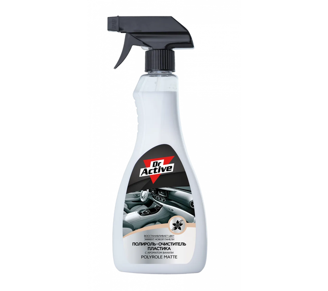 Sintec Dr. Active Полироль-очиститель пластика "Polyrole Matte" ваниль 500 мл спрей