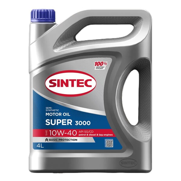 Sintec Super 3000 SAE 10W-40 API SG/CD 4л